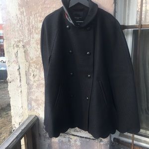 Talbots wool Blend cape coat Size 2X